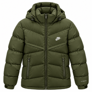 Ανδρικό Χακί Puffer Μπουφάν Nike 010